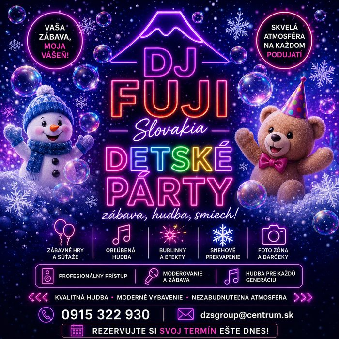 DJ FUJI na detských párty